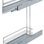 Hafele Eva II Şişelik 150mm Krom/Beyaz Sağ