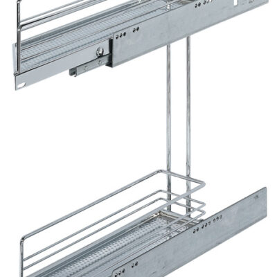 Hafele Eva II Şişelik 150mm Krom/Beyaz Sağ