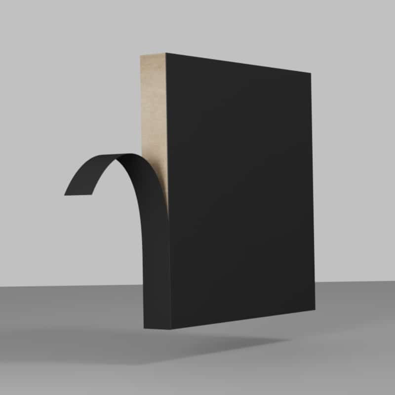 koyu-gri-duz.jpg Pvc Kenar Bant Koyu Gri 0.80*22mm Ntr - Görsel 1